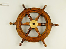 Steuerrad Schiffssteuerrad aus