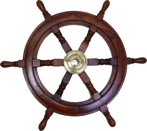 Maritimes schiffssteuerrad aus - maritimes,