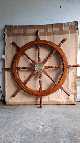 Steuerrad schiff holz 107 - steuerrad,