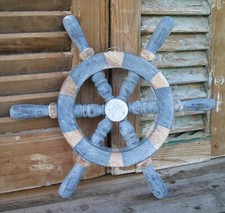 Maritime Deko Steuerrad natur