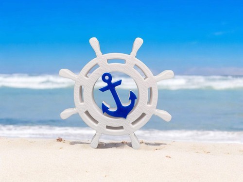 Druck maritime dekoration - maritime,