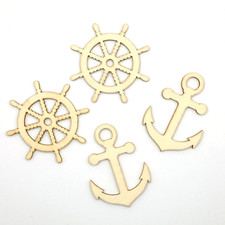 4 Teile Holz Anker Steuerrad